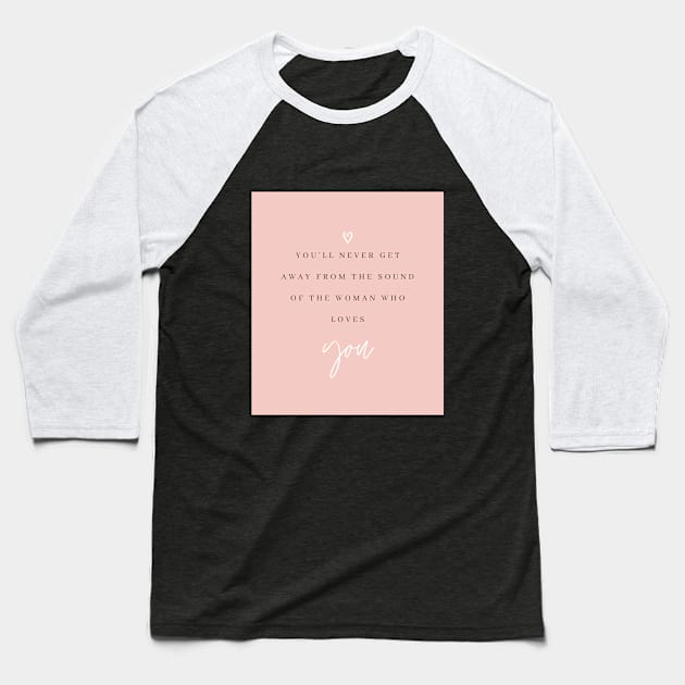 Silver Springs Pink Lyrics Baseball T-Shirt by madiwestdal